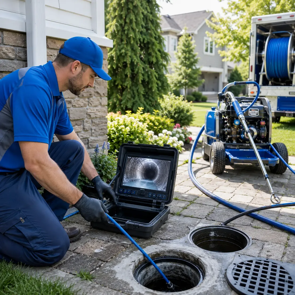 Outdoor drain cleaning professionals serving Deport, TX